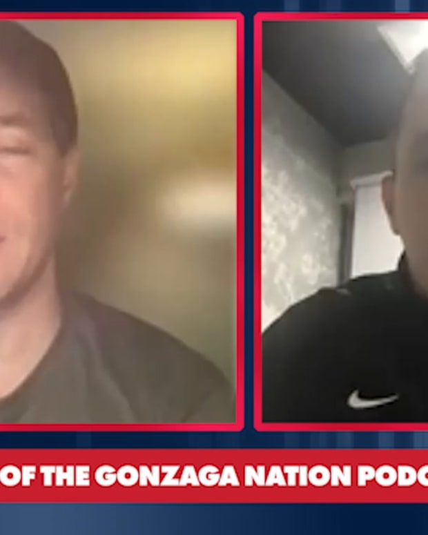 Dan Talks with USF head basketball coach Chris Gerlufsen